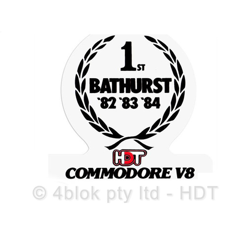 HDT VK Group 3 Bathurst Wreath - Black