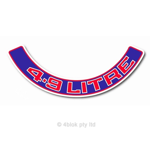 HDT VK 4-9 Air Cleaner Holden Decal