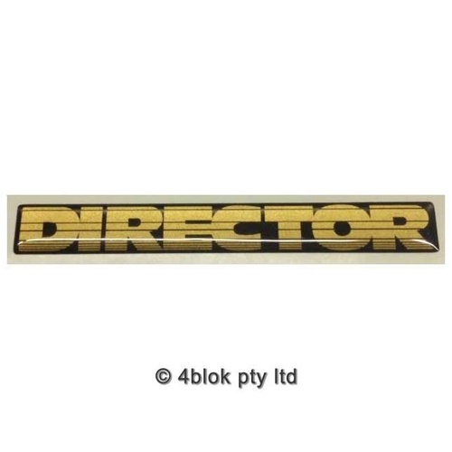VL Director Dome Decal - Gold