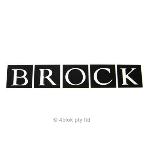 HDT Brock World Decal - Small