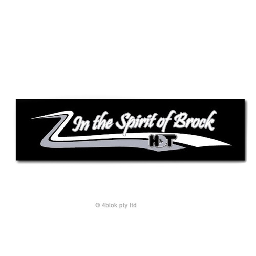 HDT In The Spirit Of Brock Decal - Large