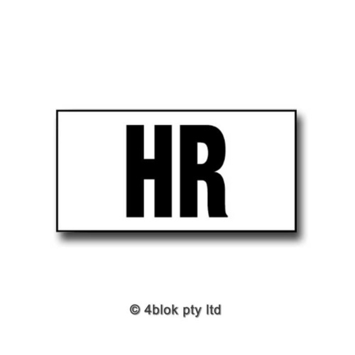 HDT HR Broadcast Decal - 50030