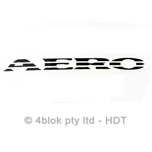 HDT VN - VP Aero Grille Decal Black - 60132BLK 