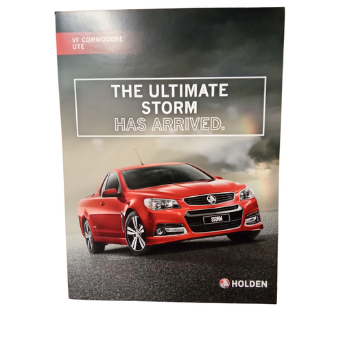 New Original Holden VF Ute Storm Sales Brochure Leaflet 4/14