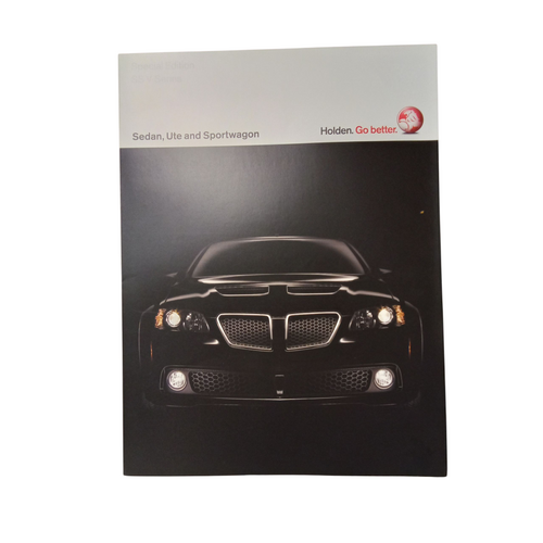 New Original Holden VE Commodore Special Edition Sales Brochure 2009 6 Page