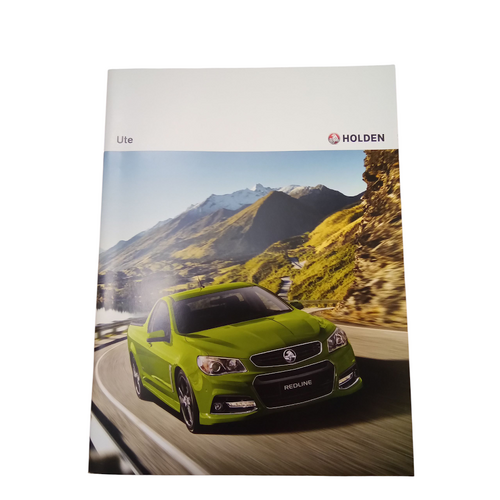 New Original Holden VF Commodore Ute Sales Brochure 10/14 30 Page Jungle Green