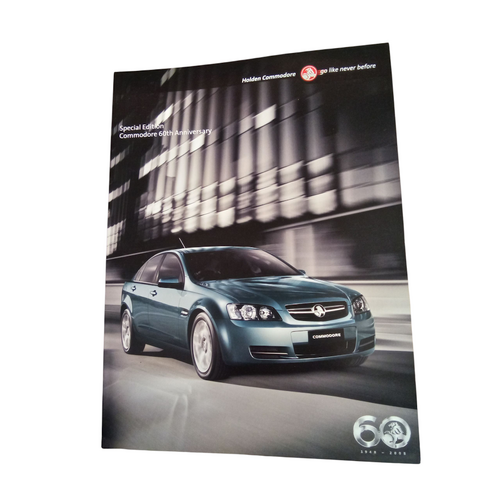 New Original Holden VE 60th Anniversary Sales Brochure Booklet 4 Page