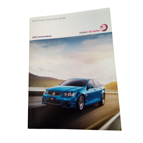 New Original Holden VE Commodore LPG Sales Brochure Booklet 2/12 40 Page