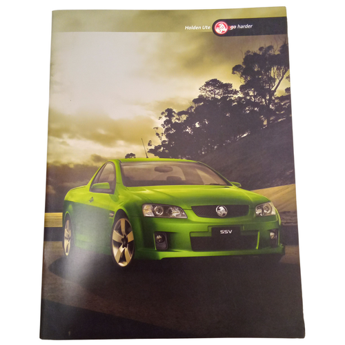New Original Holden VE Ute Atomic Green Sales Brochure