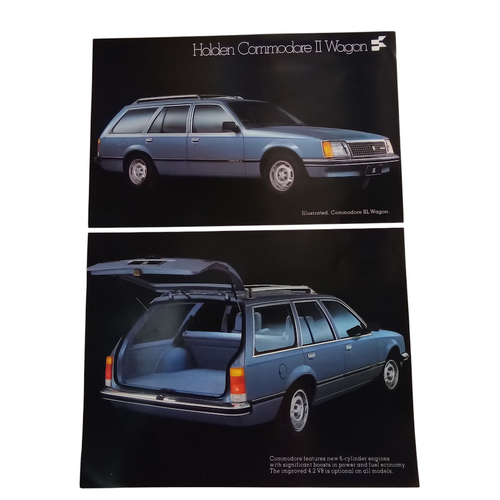 New Original Holden VC Commodore II Wagon Brochure Leaflet