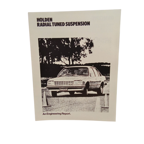 New Original Holden VB UC TD HZ Radial Tuned Suspension Sales Brochure Booklet August 1979 8 Page