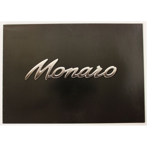 New Original Holden V2 Monaro Fold Out Brochure Poster Coupe