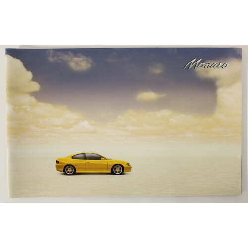 New Original Holden Monaro V2 Series 2 Coupe Sales Brochure Coupe Yellow