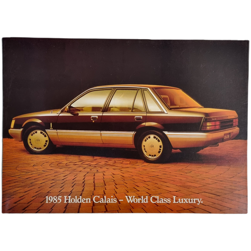 New Original Holden 1985 VK Calais World Class Luxury Brochure 4 Page