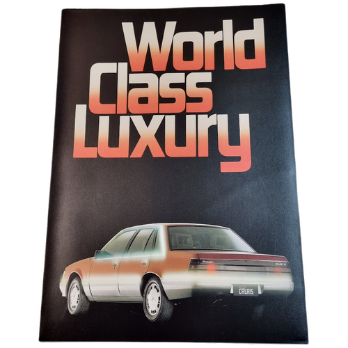 New Original Holden VK Calais World Class Luxury Brochure 4 Page