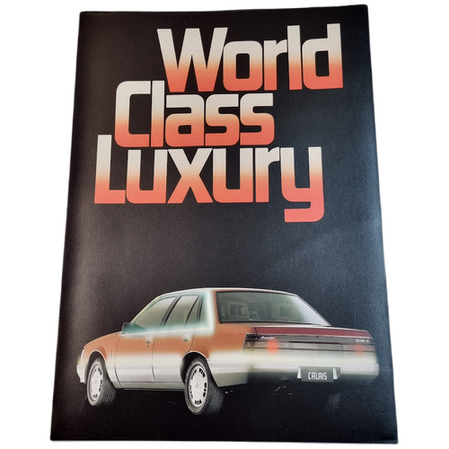 New Original Holden VK Calais World Class Luxury Brochure 4 Page