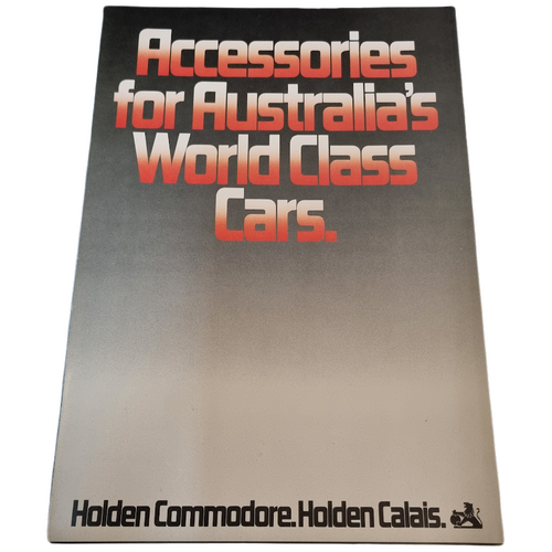 New Original Holden VK Australia's World Class Cars Accessories Brochure 