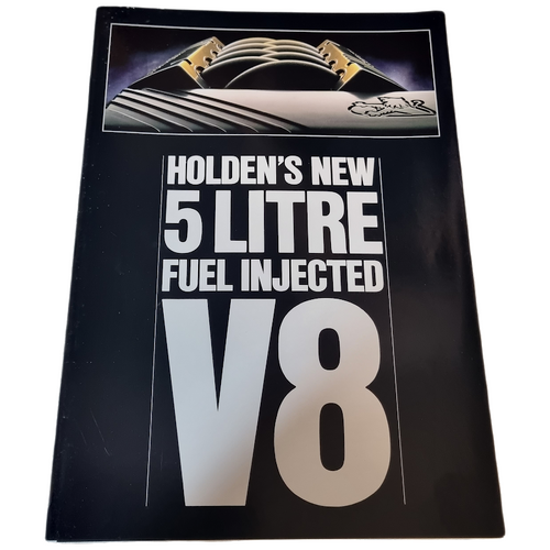 New Original 1989 Holden 5 Litre Fuel Injected V8 Sales Brochure 6 Page VN SS