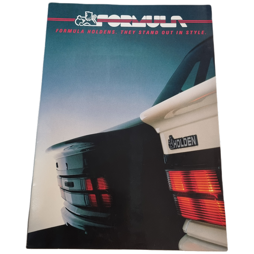 New Original Holden Formula VL Sales Brochure 8 Page