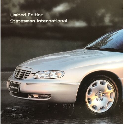 Original Holden WH Limited Edition Statesman International Fold Out Brochure