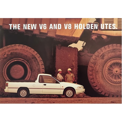 Original Holden Commodore VP The New V6 And V8 Utes Sales Brochure Leaflet