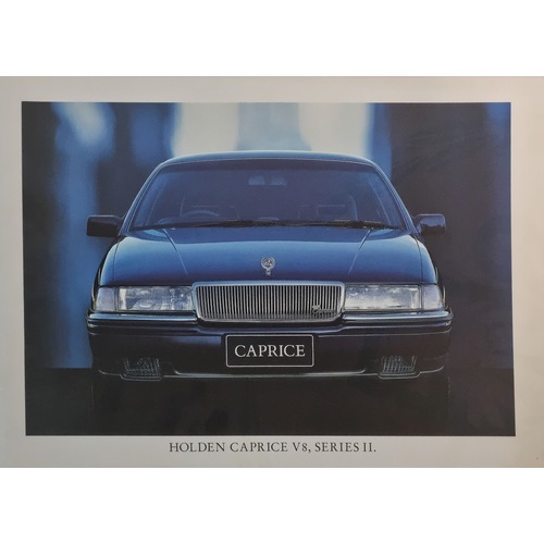 New Original Holden Caprice Series 2 V8 VQ 12 Page Sales Brochure