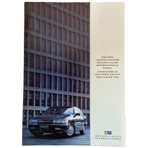 New Original Holden Calais International VP Sales Brochure Leaflet