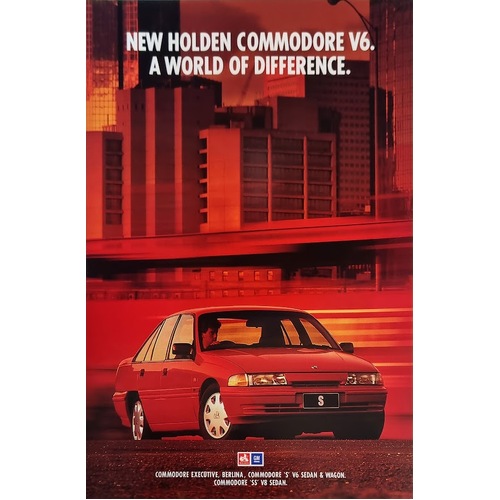 New Original Holden Commodore VP 4 Page Sales Brochure