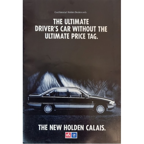 New Original Holden Calais VP Dealer Only Sales Brochure