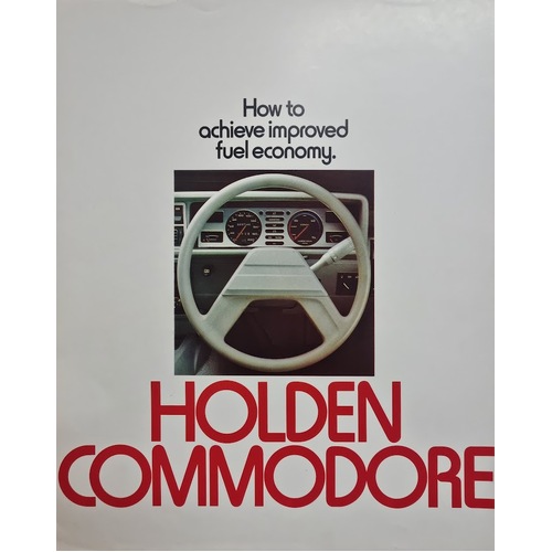 New Original Holden VB Commodore Fuel Economy Gauge Brochure Flyer GMH