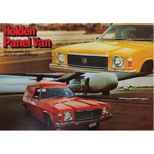 New Original GMH Holden Panel Van HJ Large Dealer Poster