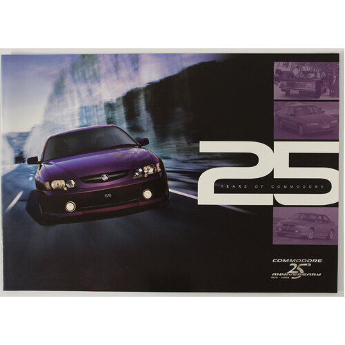 New Original Holden Commodore 25th Anniversary Sales Brochure 19 Pages