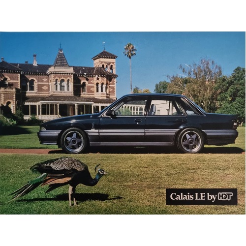 New Original HDT VL Calais LE Sales Brochure Flyer Brock Holden Dealer Team