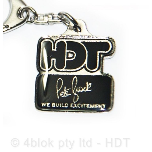 HDT Peter Brock Signature We Build Excitement Key Ring - 80012K4