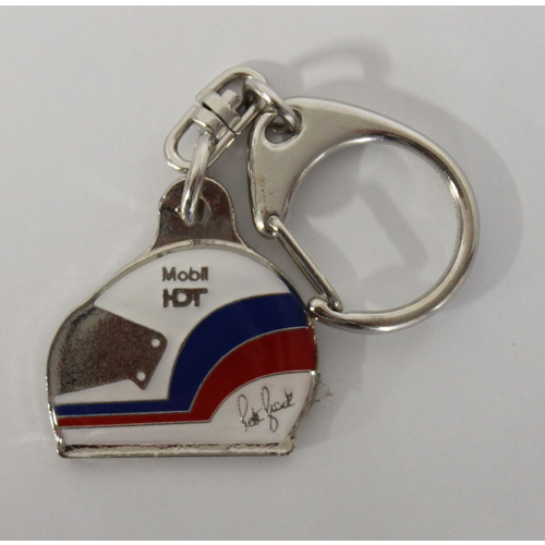 HDT Mobil Helmet Key Ring with Peter Brock Signature  - 80012K3