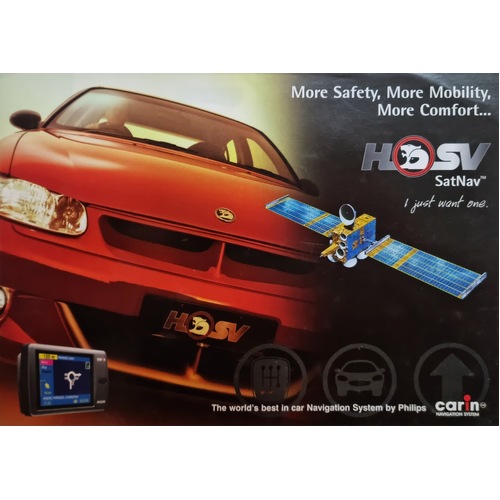 New Original HSV VT Satellite Navigation Brochure