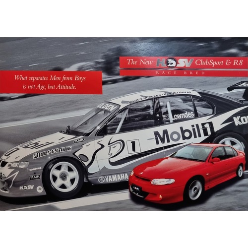 New Original HSV VT Clubsport & R8 Race Bred Brochure 06/99