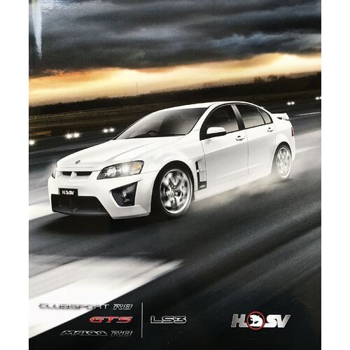 New Original VE HSV VE GTS Clubsport Maloo R8 26 Page Fold Out Brochure Booklet