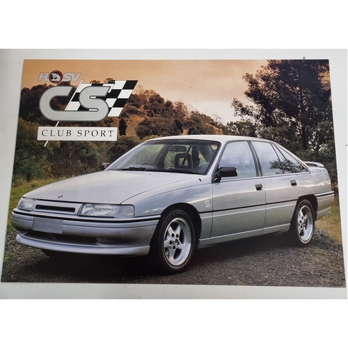 New Original HSV VN Club Sport 1990 Brochure Leaflet