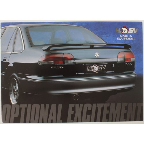 New Original VS HSV 1995 Sports Equipment Brochure 4/1995