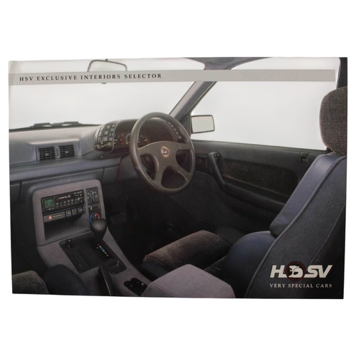 New Original VP HSV Exclusive Interior Selector Flyer Brochure