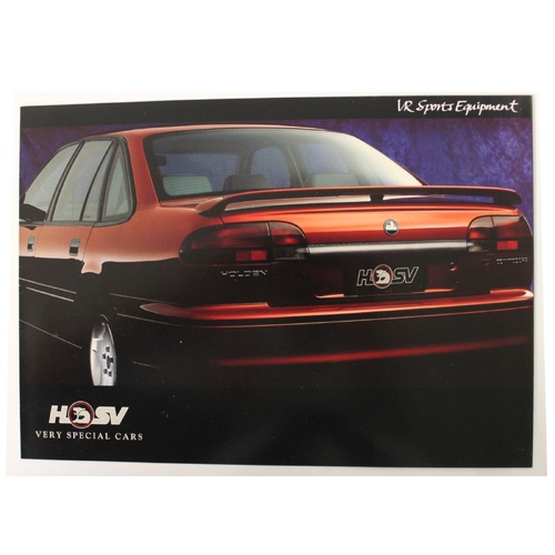 New Original VR HSV Sports Equipment Brochure