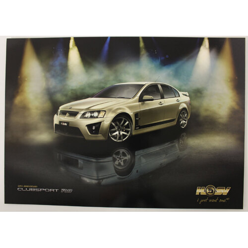 New Original HSV VE Clubsport R8 20th Anniversary Brochure Leaflet