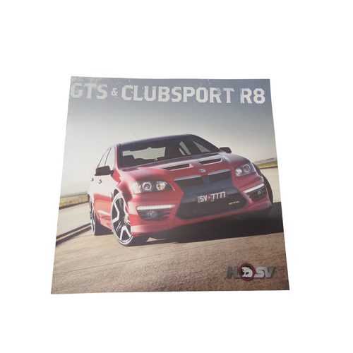 New Original HSV VE E3 Clubsport R8 GTS Large Sales Brochure