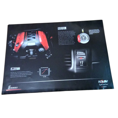 New Original HSV E Series 6 Litre LS2 V8 A2 Poster