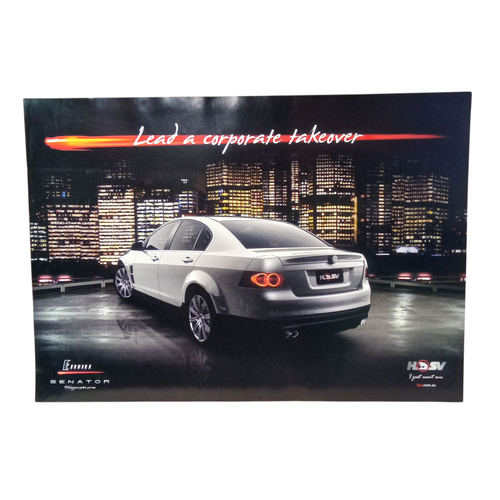 New Original HSV E Series Senator Signature A2 Dealership Poster