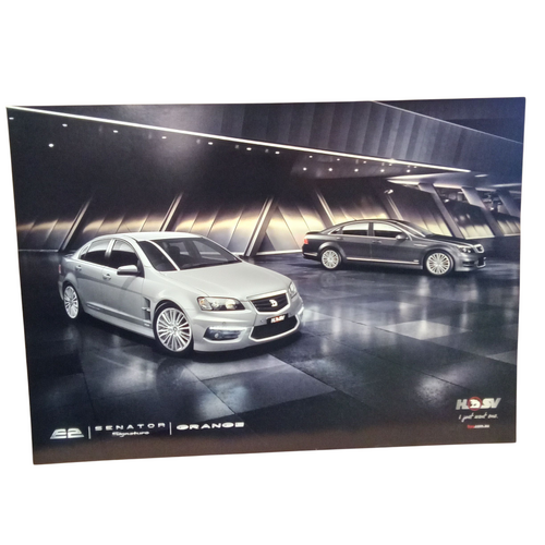 New Original HSV E2 E Series Senator Signature Grange A2 Dealership Poster