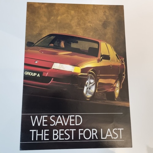Holden Commodore VN SS Group A We Saved The Best For Last Brochure Aug. 1990