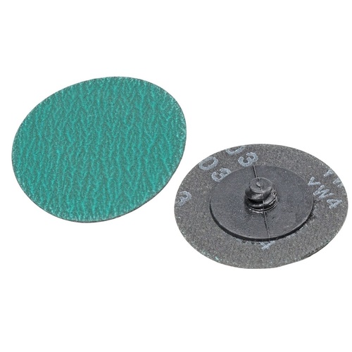 PTW Tools Abrasive Discs Zirconia 1/2 Turn Lock 50mm P80 Grit 10 Pack MG-SP50Z80