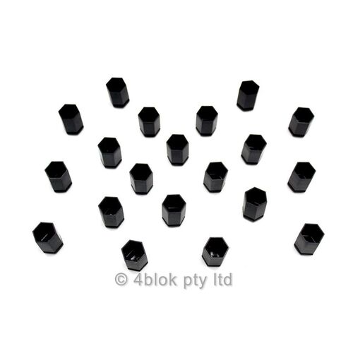 Holden Astra Wheel Nut Covers 17mm x 30mm 5 Stud 20 Pack New Genuine 4blok